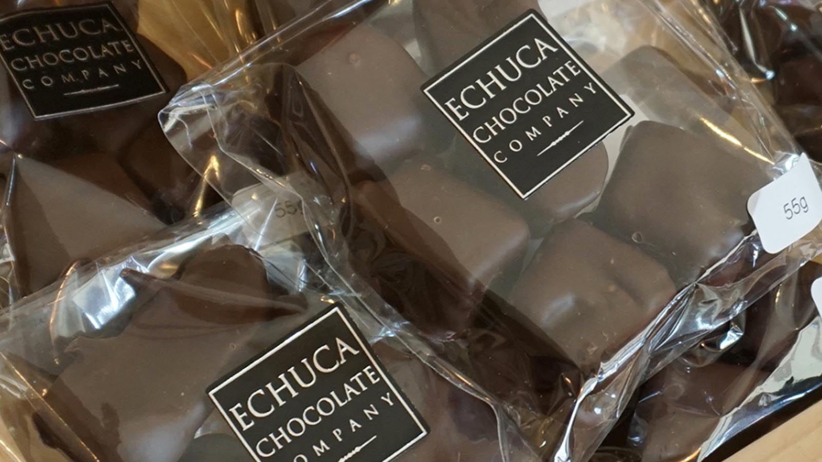 Echuca Chocolate Co packs